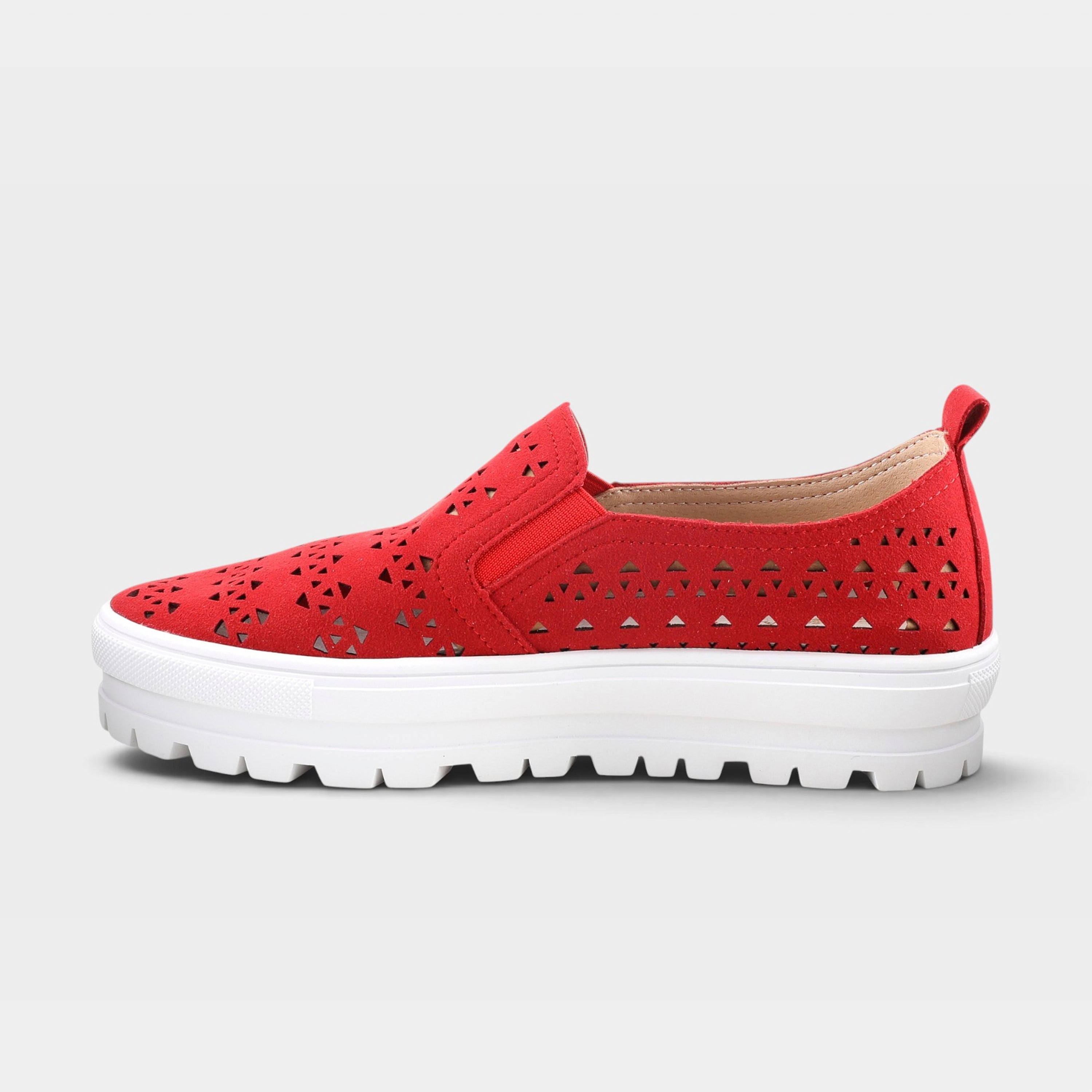 Patrizia Angelita Red Slip-On Shoe