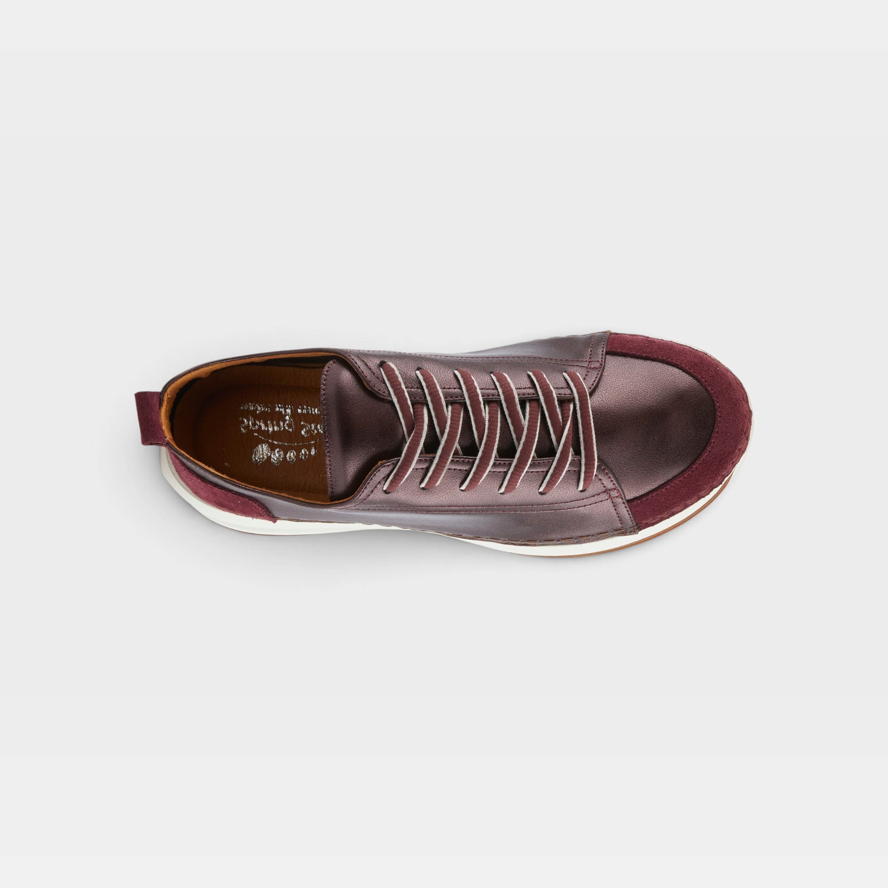 Spring Step Angolan Plum Metallic Sneaker