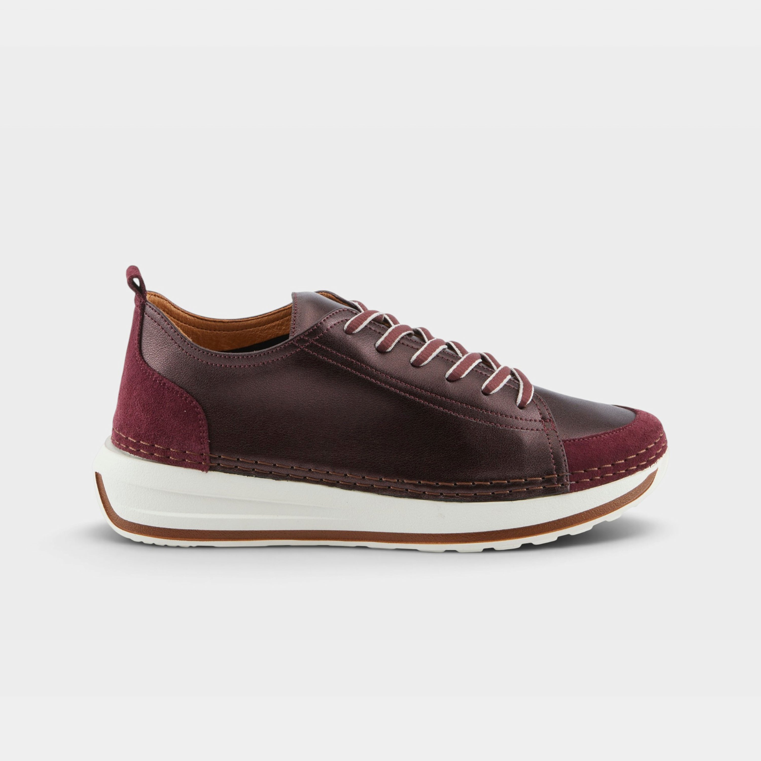 Spring Step Angolan Plum Metallic Sneaker