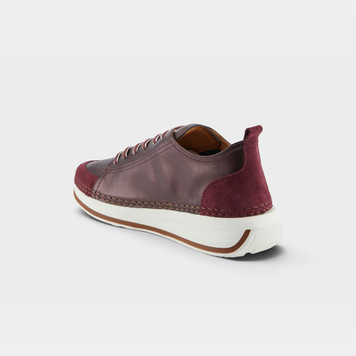 Spring Step Angolan Plum Metallic Sneaker