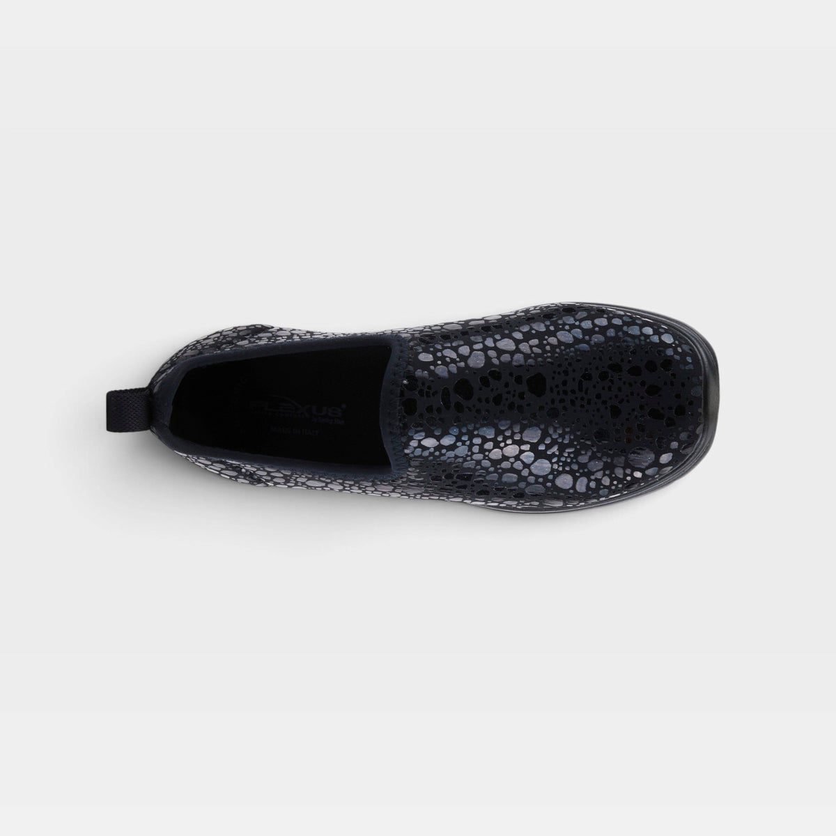 Flexus Anisia-Croco Black Shoe