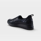 Flexus Anisia-Croco Black Shoe