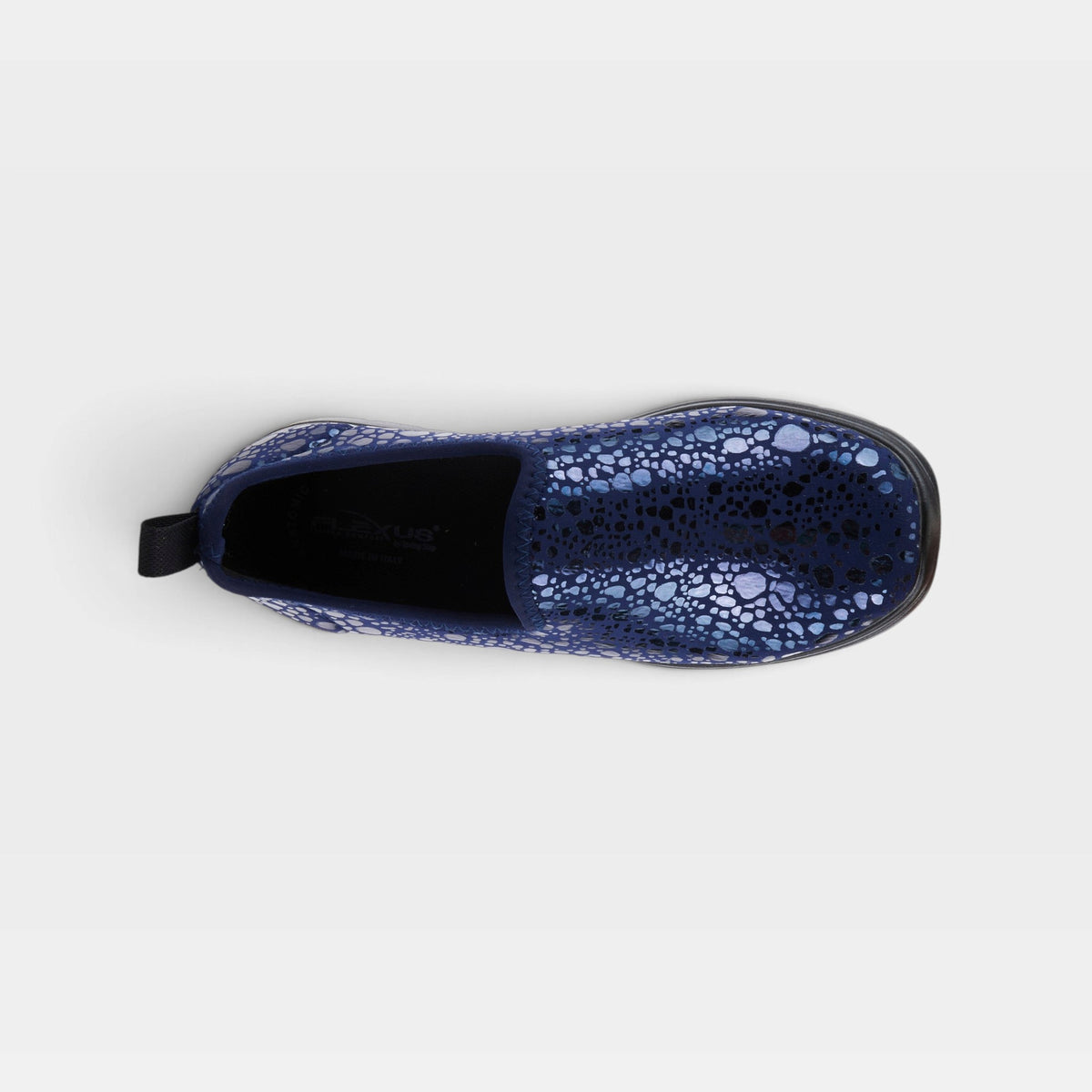 Flexus Anisia-Croco Navy Shoe