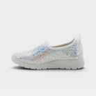 Flexus Anisia-Croco Silver Shoe