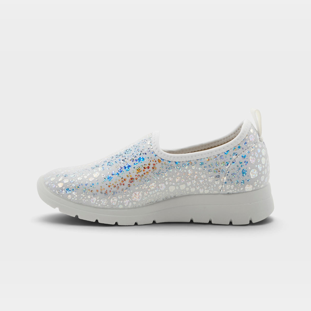 Flexus Anisia-Croco Silver Shoe