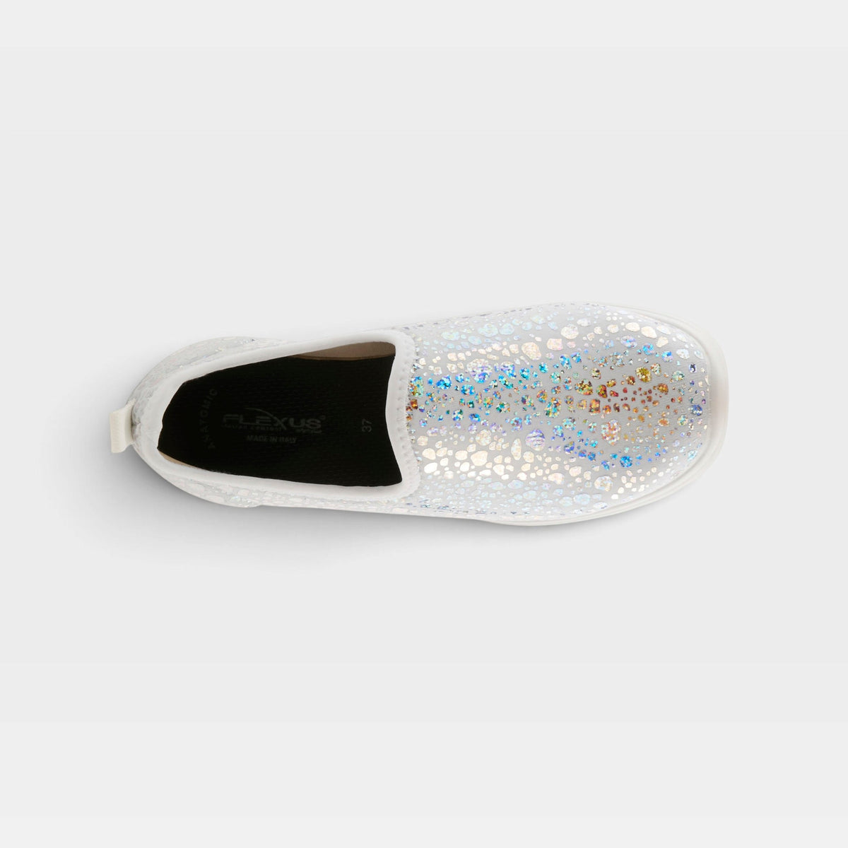 Flexus Anisia-Croco Silver Shoe