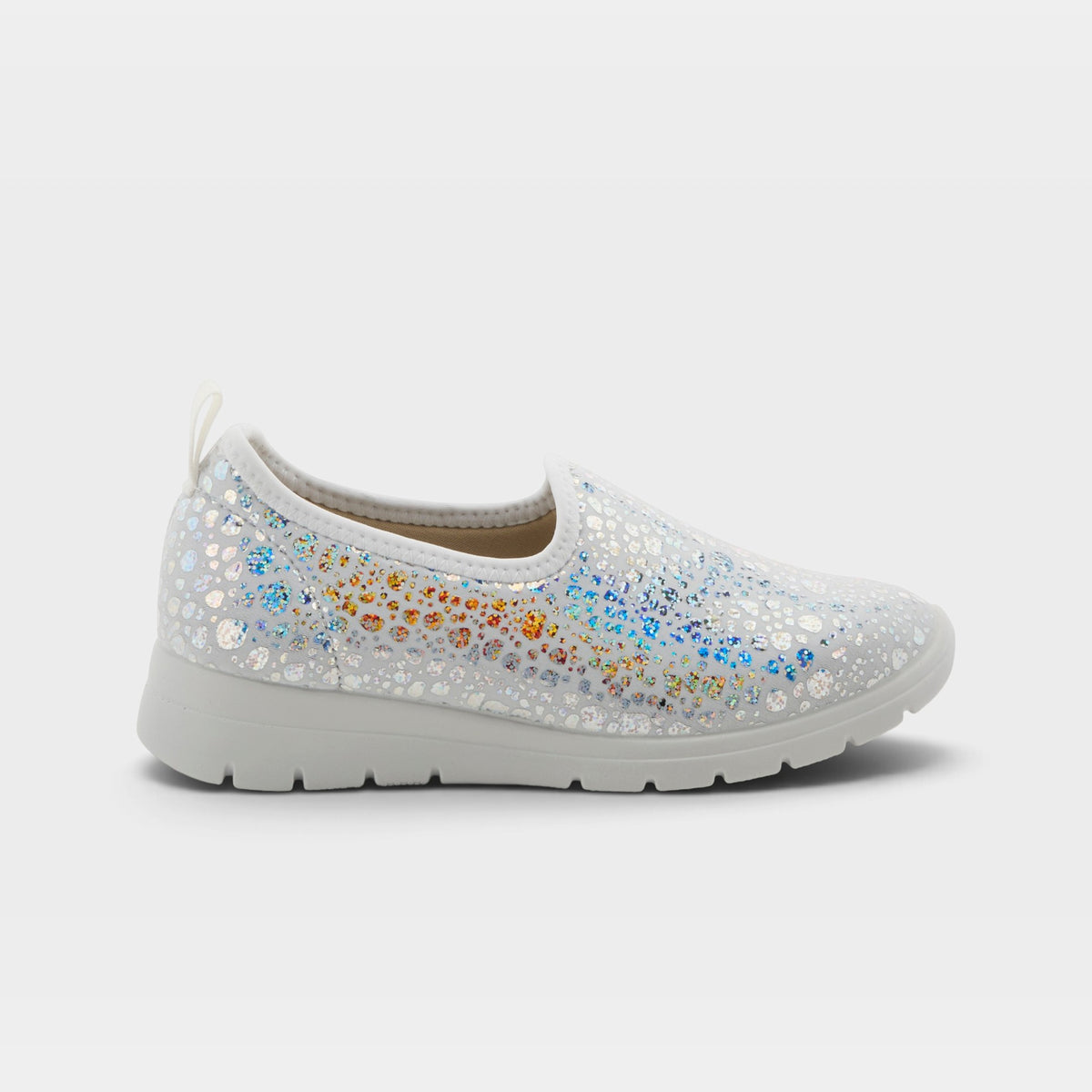 Flexus Anisia-Croco Silver Shoe