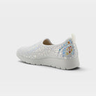 Flexus Anisia-Croco Silver Shoe