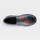 L'Artiste Annawan shoes in Blue Multi, top view