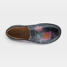 L'Artiste Annawan shoes in Black Multi, top view