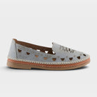 Spring Step Anoura Slate Croco Loafer