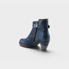 L'Artiste Antilles boots in Blue, alternate angle view