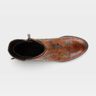 L'Artiste Antilles boots in Camel, top view
