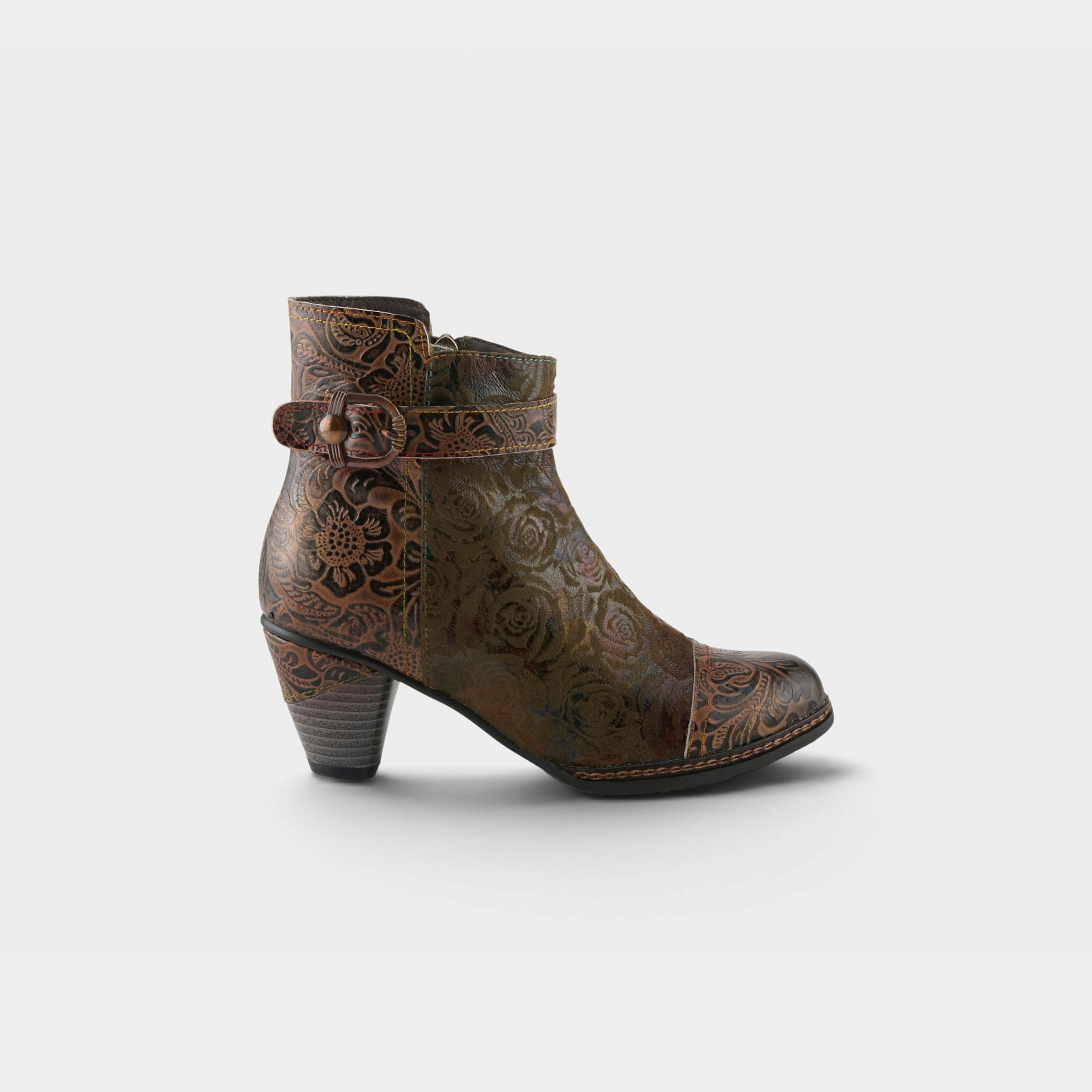 L'Artiste Antilles boots in Olive Green, hero view