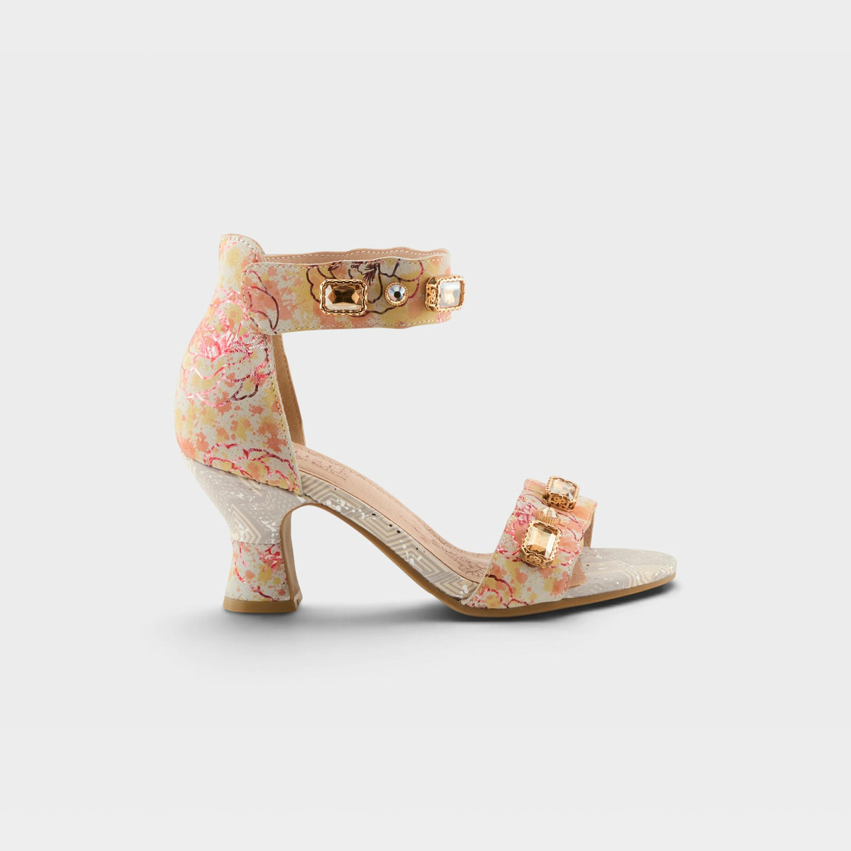 L'Artiste Aquavelva sandals in Peach Multi, hero view