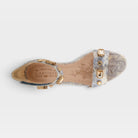 L'Artiste Aquavelva sandals in Slate Multi, top view
