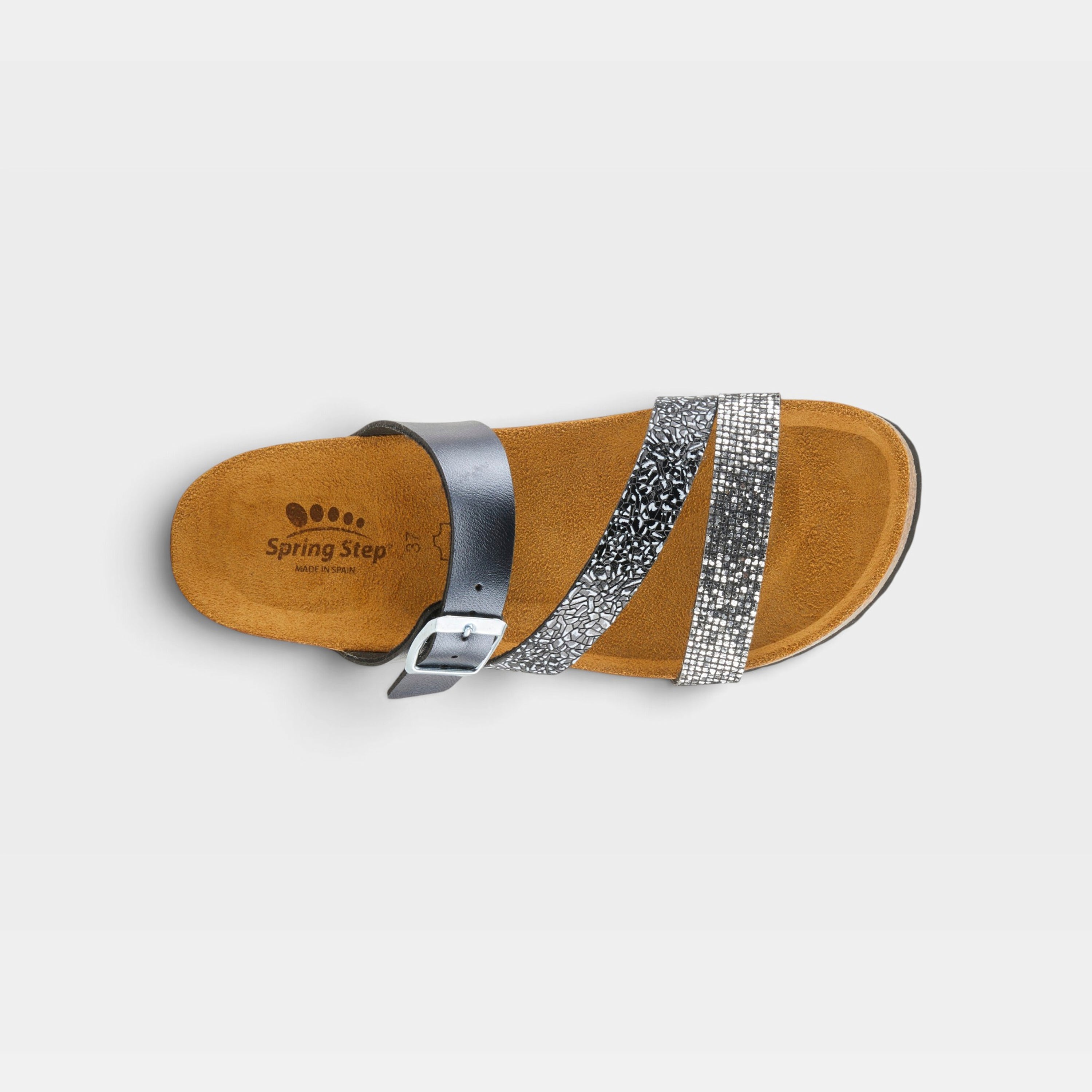 Spring Step Arenall Black Multi Sandal