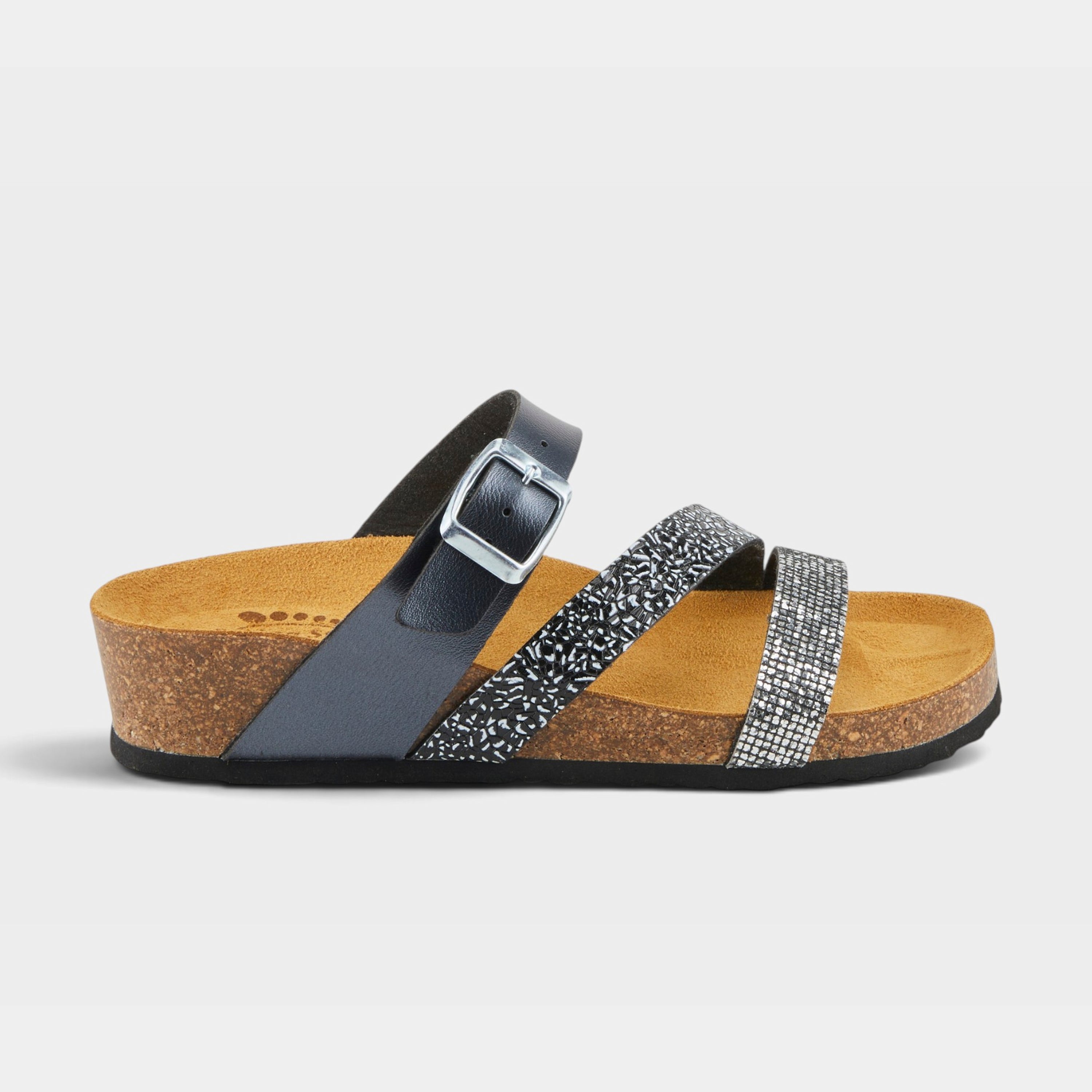 Spring Step Arenall Black Multi Sandal