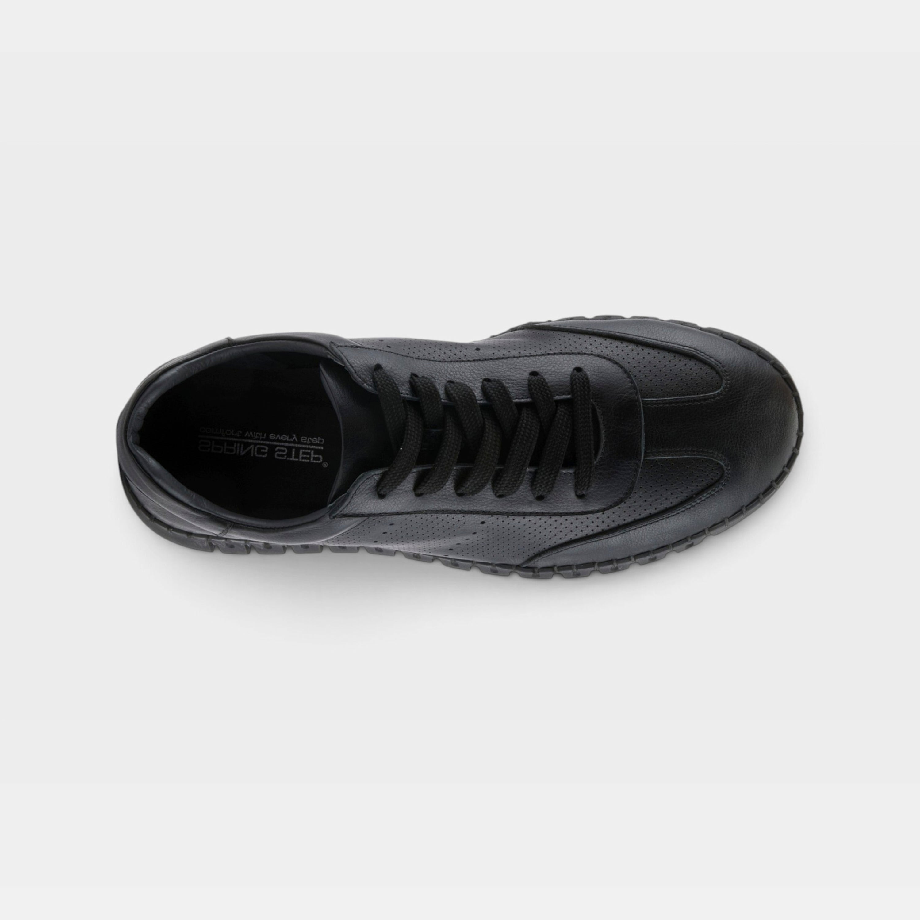 Spring Step Men Armado Black Sneaker