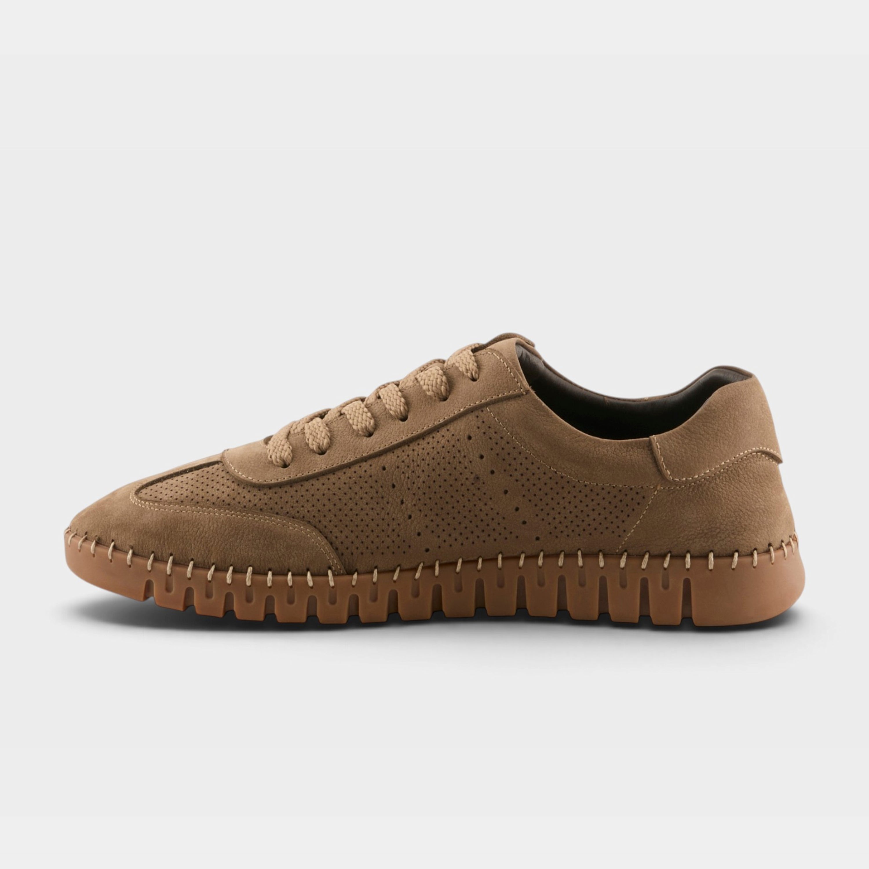 Spring Step Men Armado Dark Taupe Nubuck Sneaker