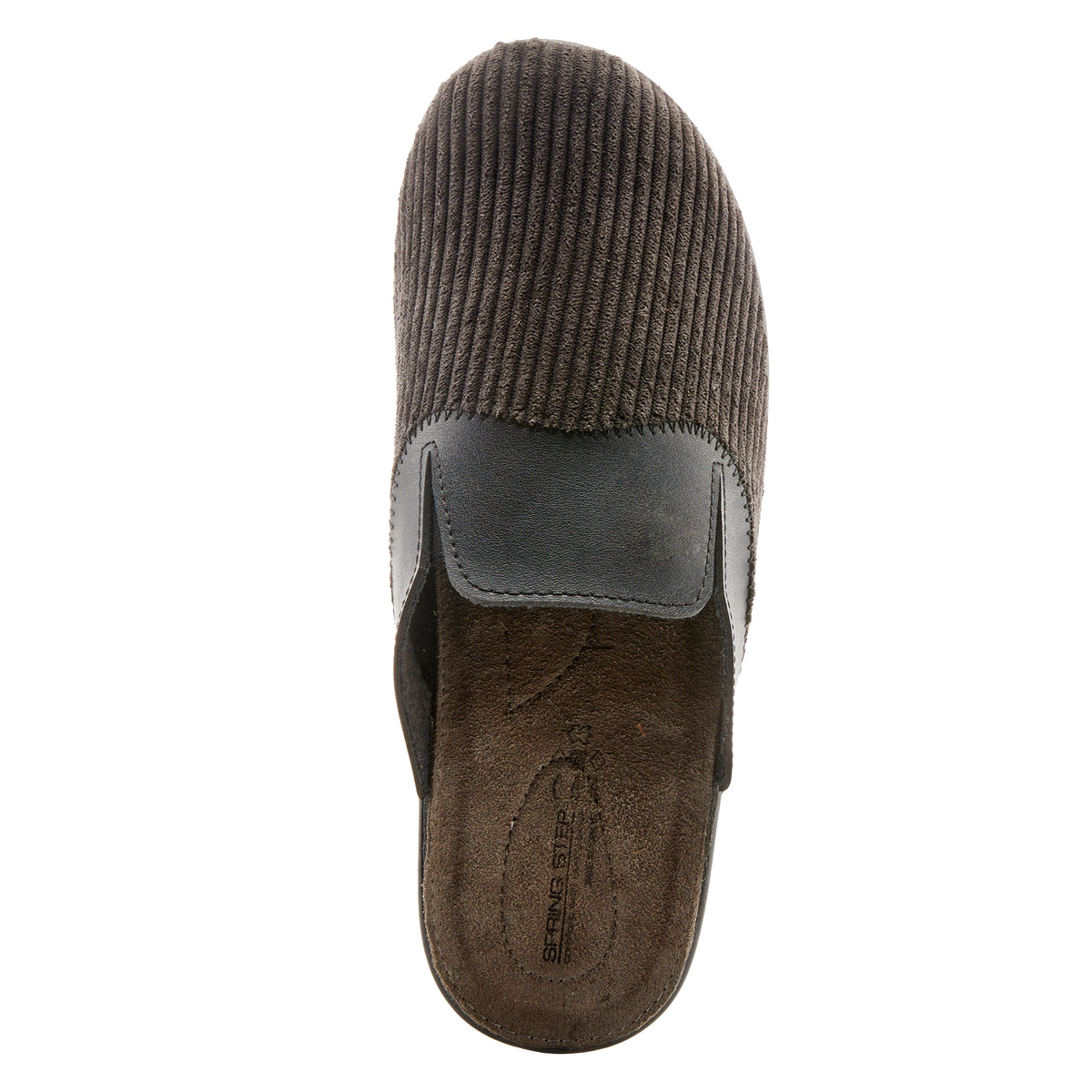 Spring Step SPRING STEP MEN ARNIE SLIPPER shoe in black with comfortable everyday design