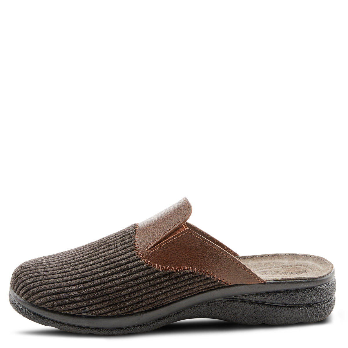Spring Step SPRING STEP MEN ARNIE SLIPPER shoe in brown with comfortable everyday design