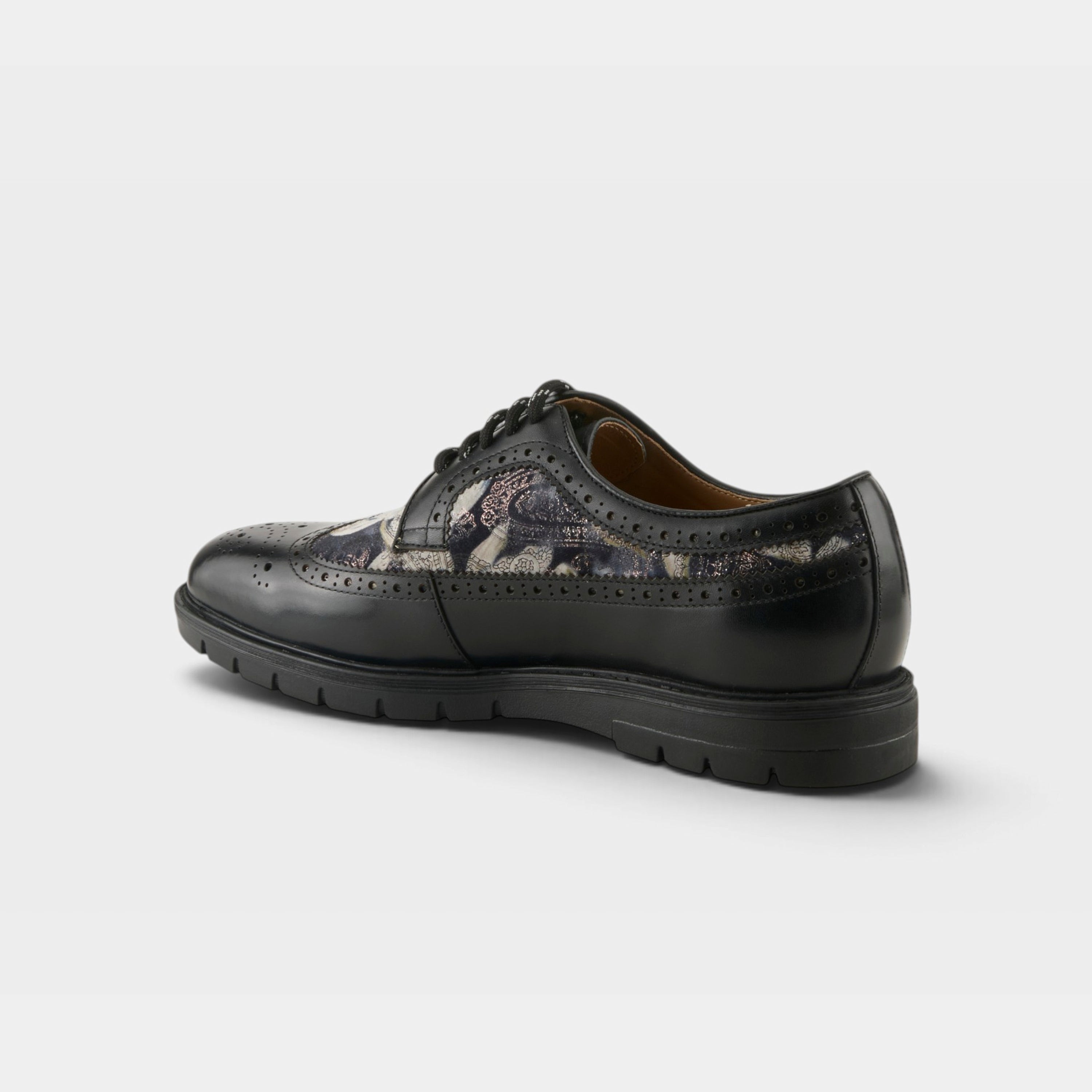 L'Artiste Men Asher Black Multi Shoe