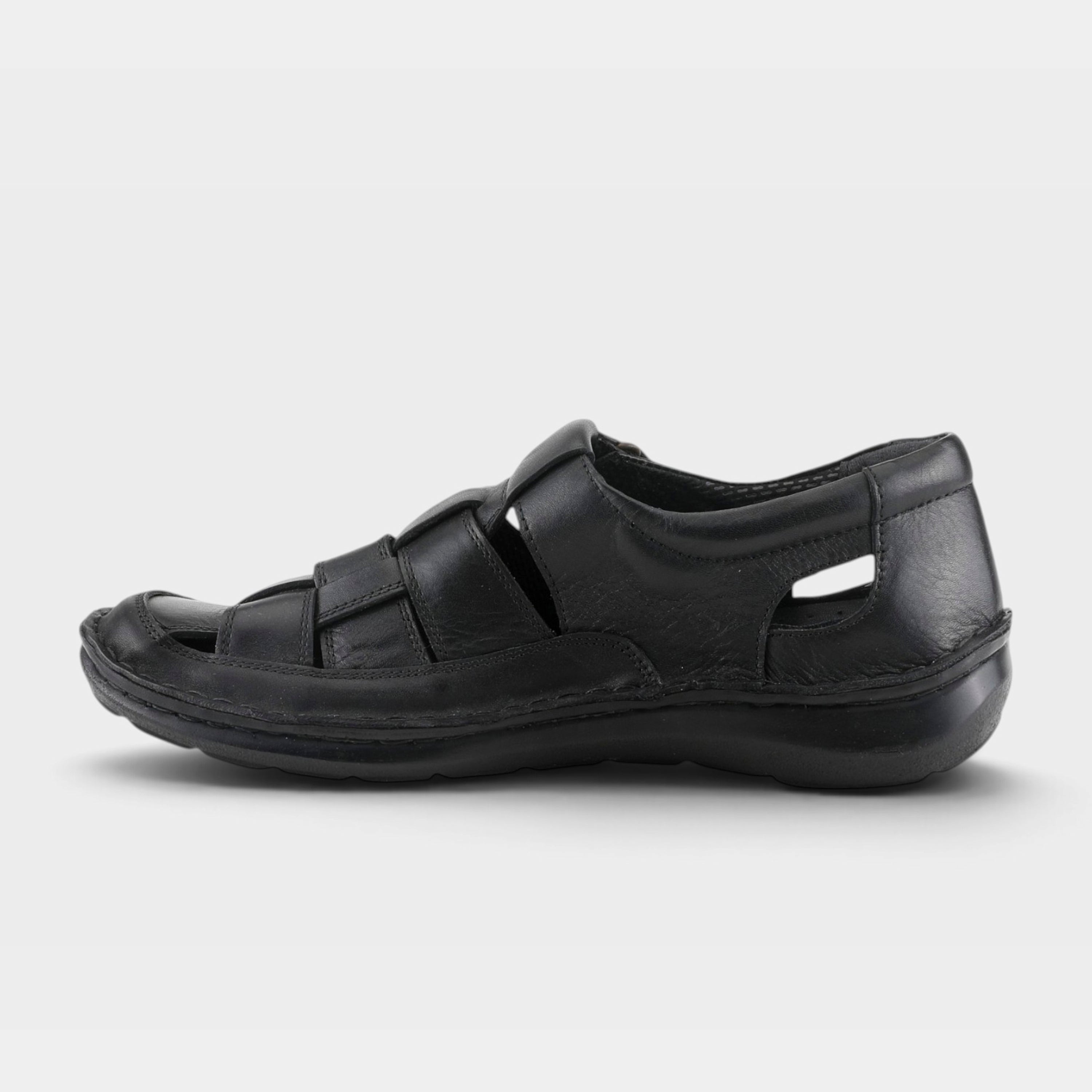 Spring Step Men Aspeno Black Sandal