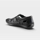 Spring Step Men Aspeno Black Sandal