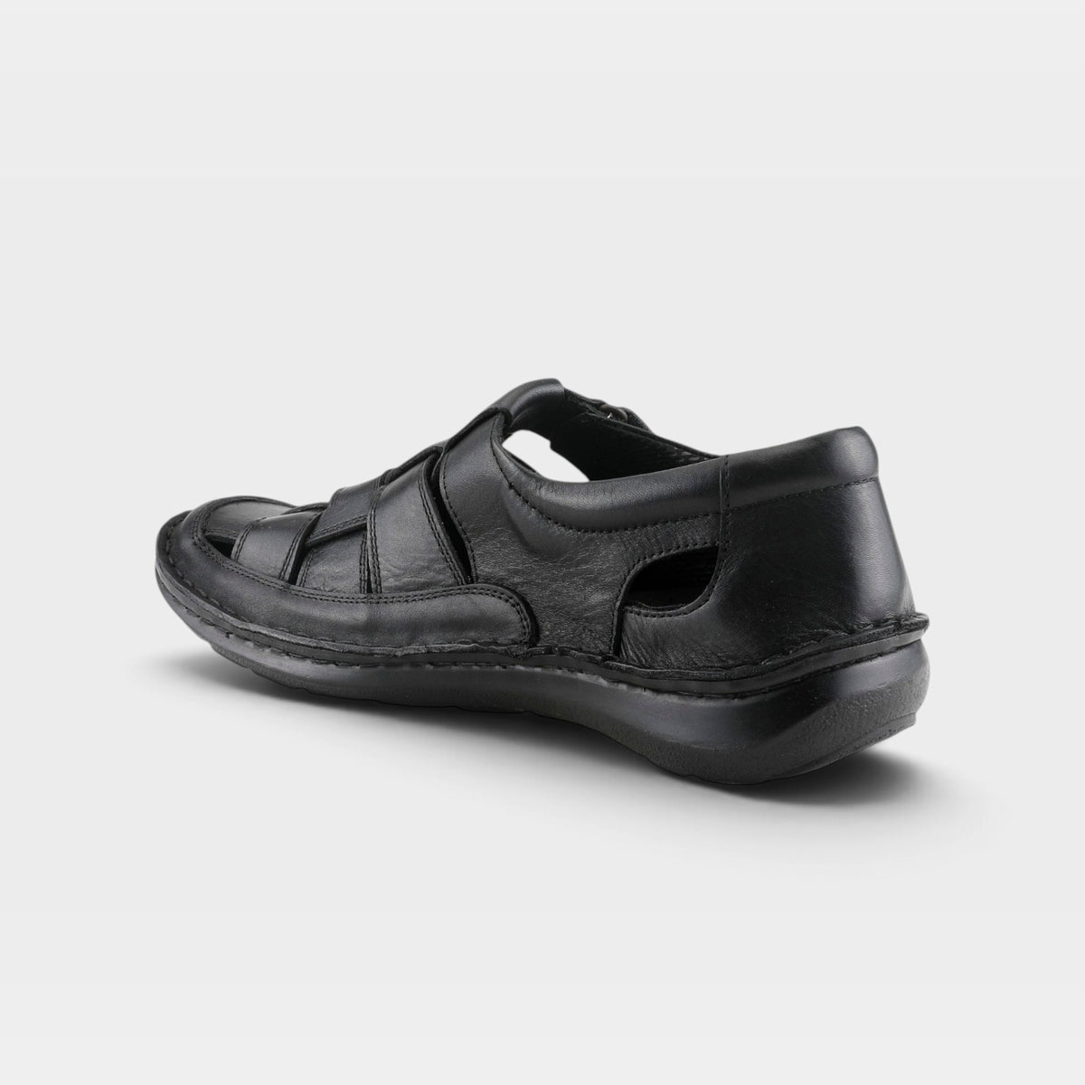 Spring Step Men Aspeno Black Sandal