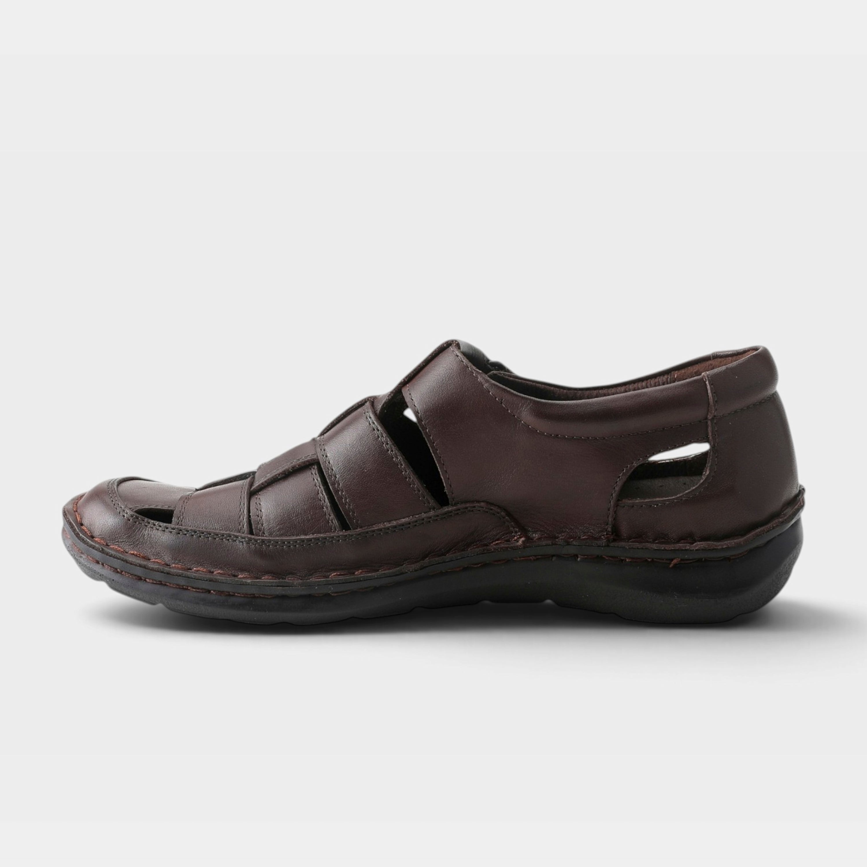 Spring Step Men Aspeno Dark Brown Sandal