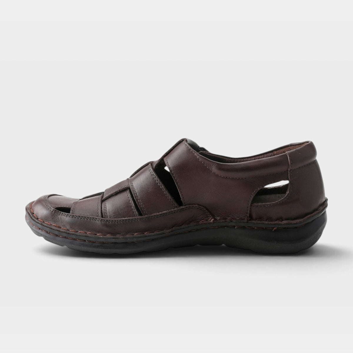 Spring Step Men Aspeno Dark Brown Sandal