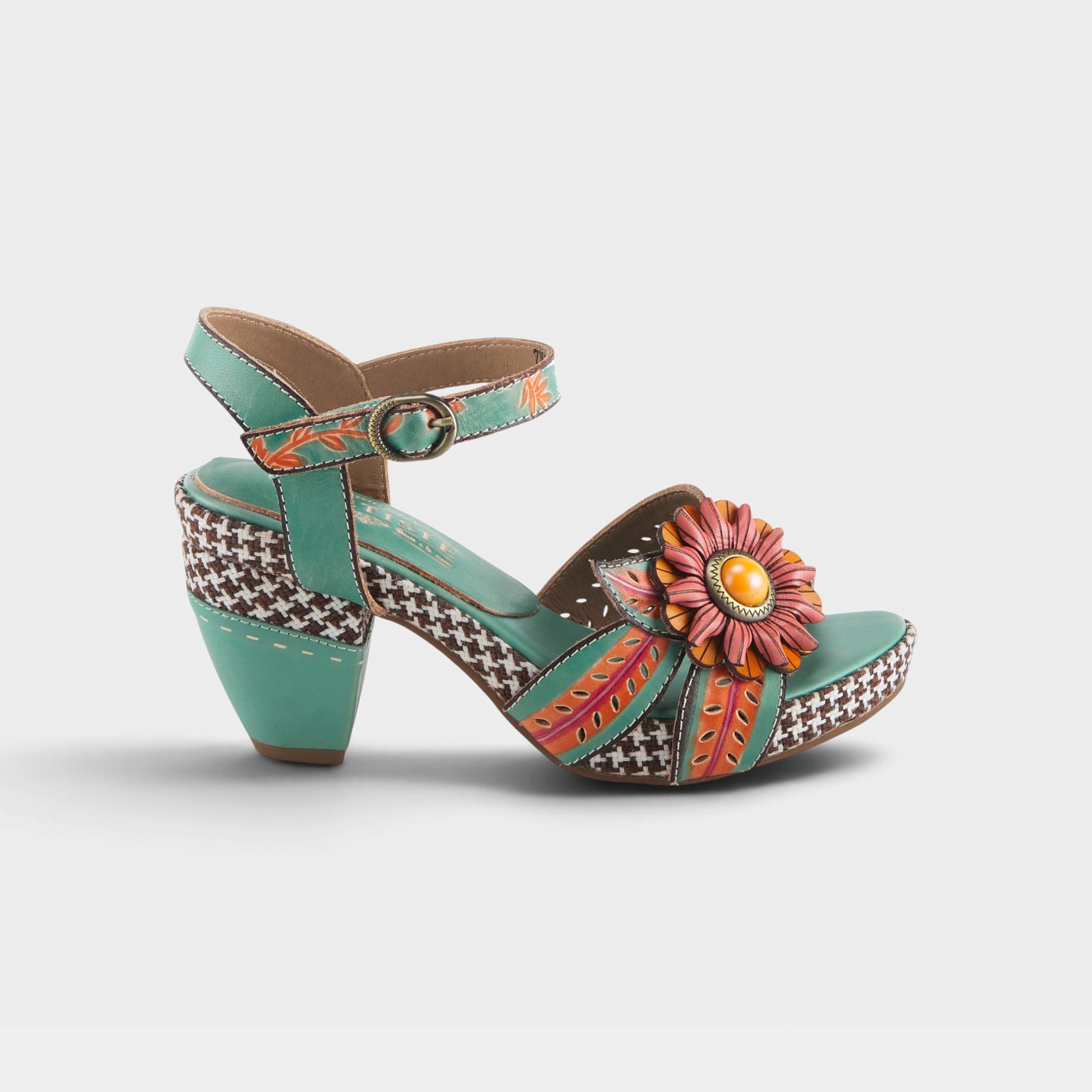 L'Artiste Astarr sandals in Sky Blue Multi, hero view