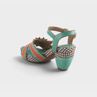 L'Artiste Astarr sandals in Sky Blue Multi, alternate angle view