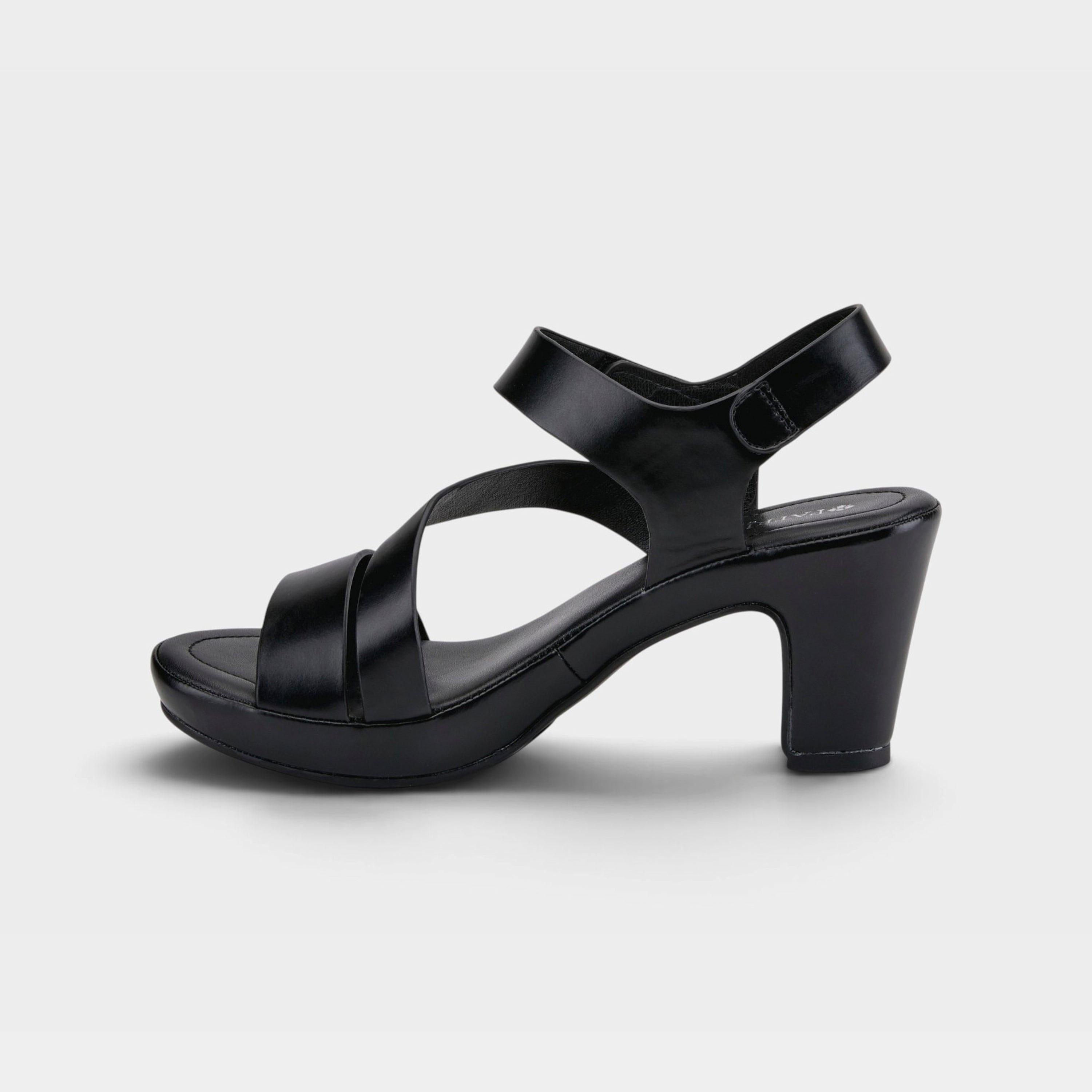 Patrizia Asymadade Black Sandal