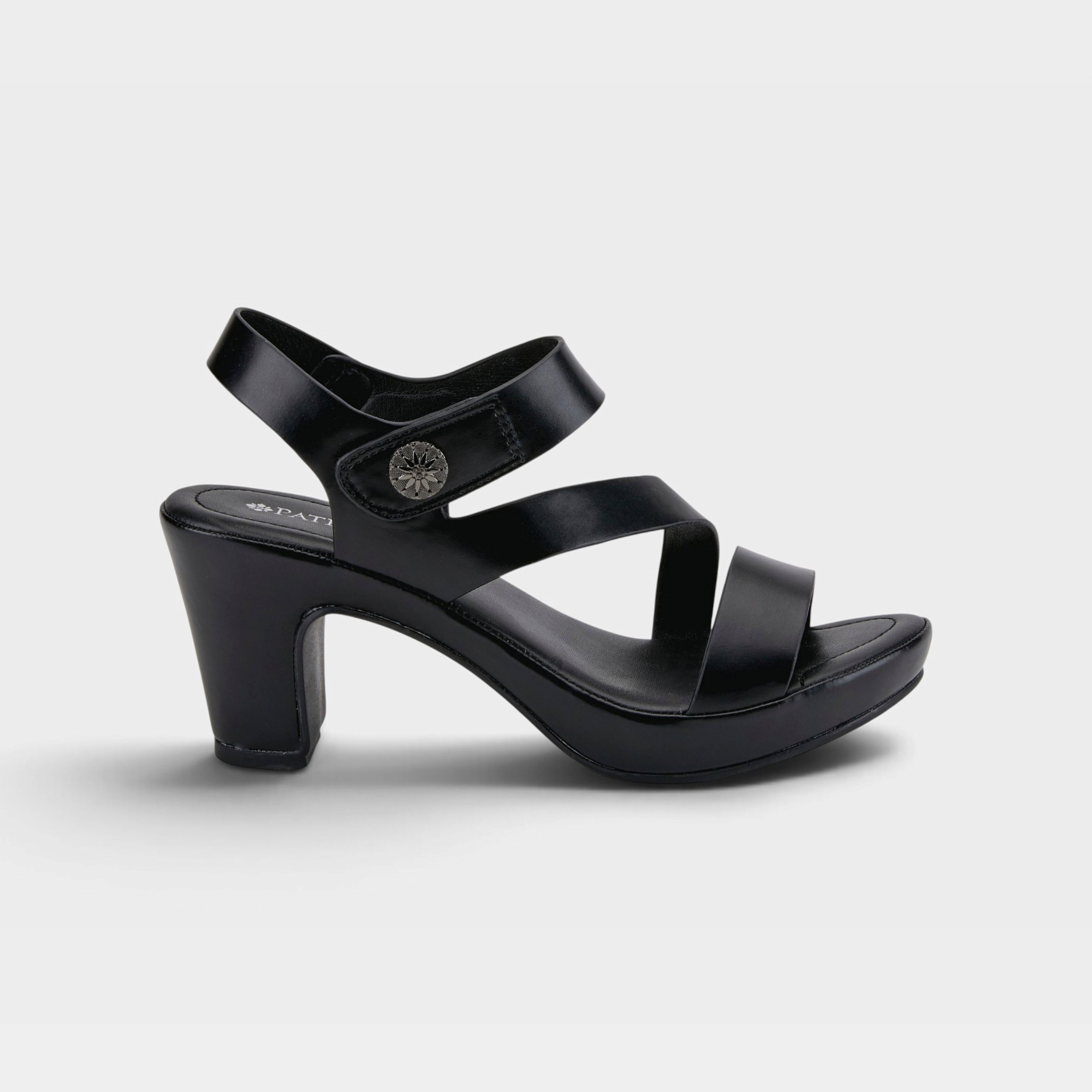 Patrizia Asymadade Black Sandal