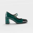 Azura Auraquartz Green Multi Patent Shoe