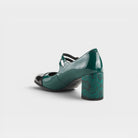 Azura Auraquartz Green Multi Patent Shoe