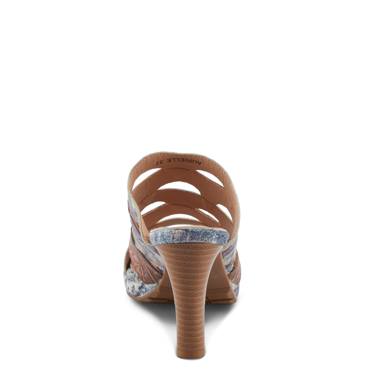 L'Artiste L'ARTISTE AURIELLE SANDALS sandal in mint green multi with handcrafted leather design