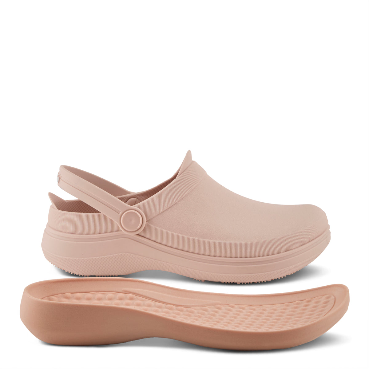 Spring Step Professional SPRING STEP PROFESSIONAL AVERY CLOG clog in light pink with comfortable work design