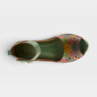 L'Artiste Avnia ankle strap shoes in Blue Multi, top view