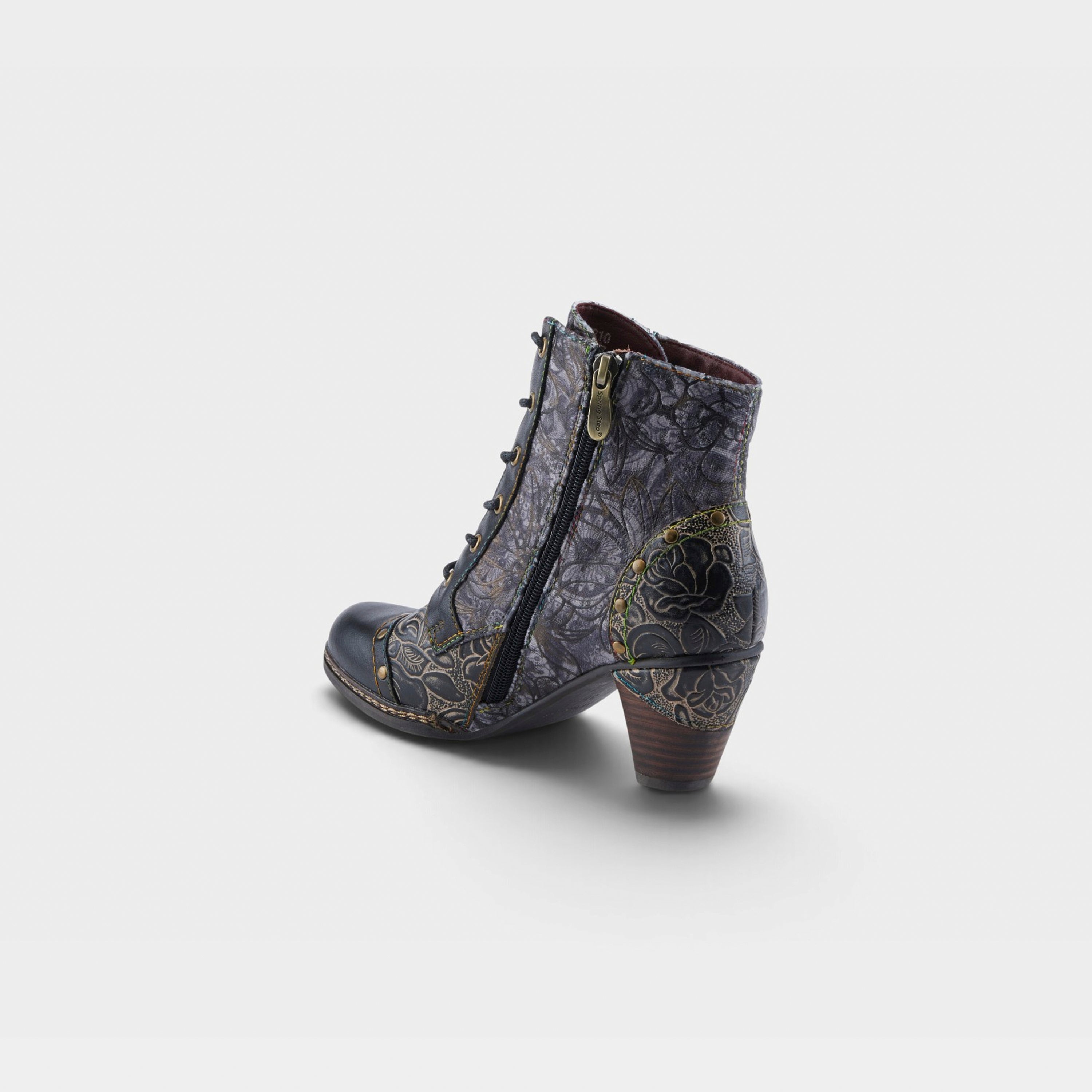 L'Artiste Avyanna boots in Black Multi, alternate angle view