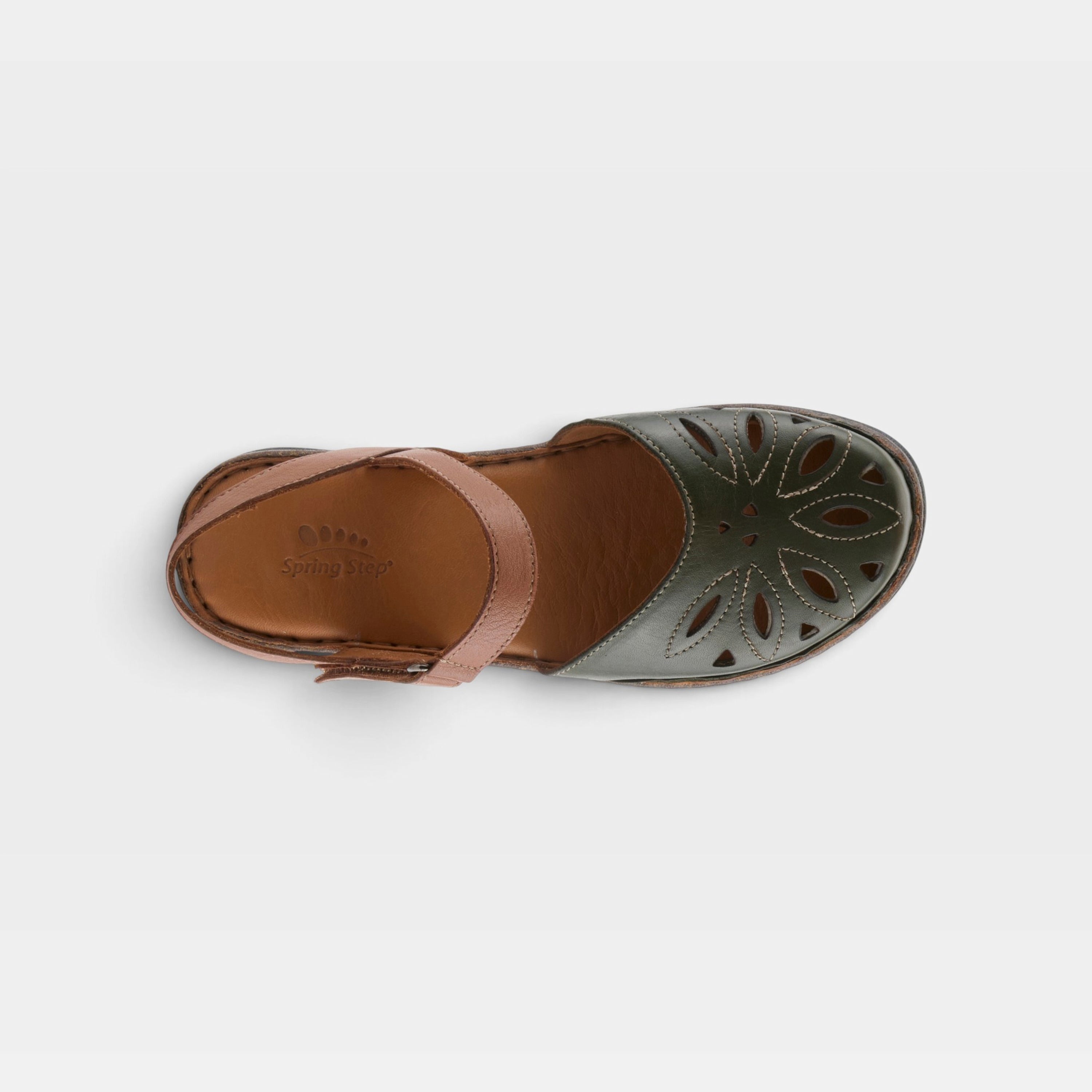 Spring Step Azmira Olive Multi Shoe