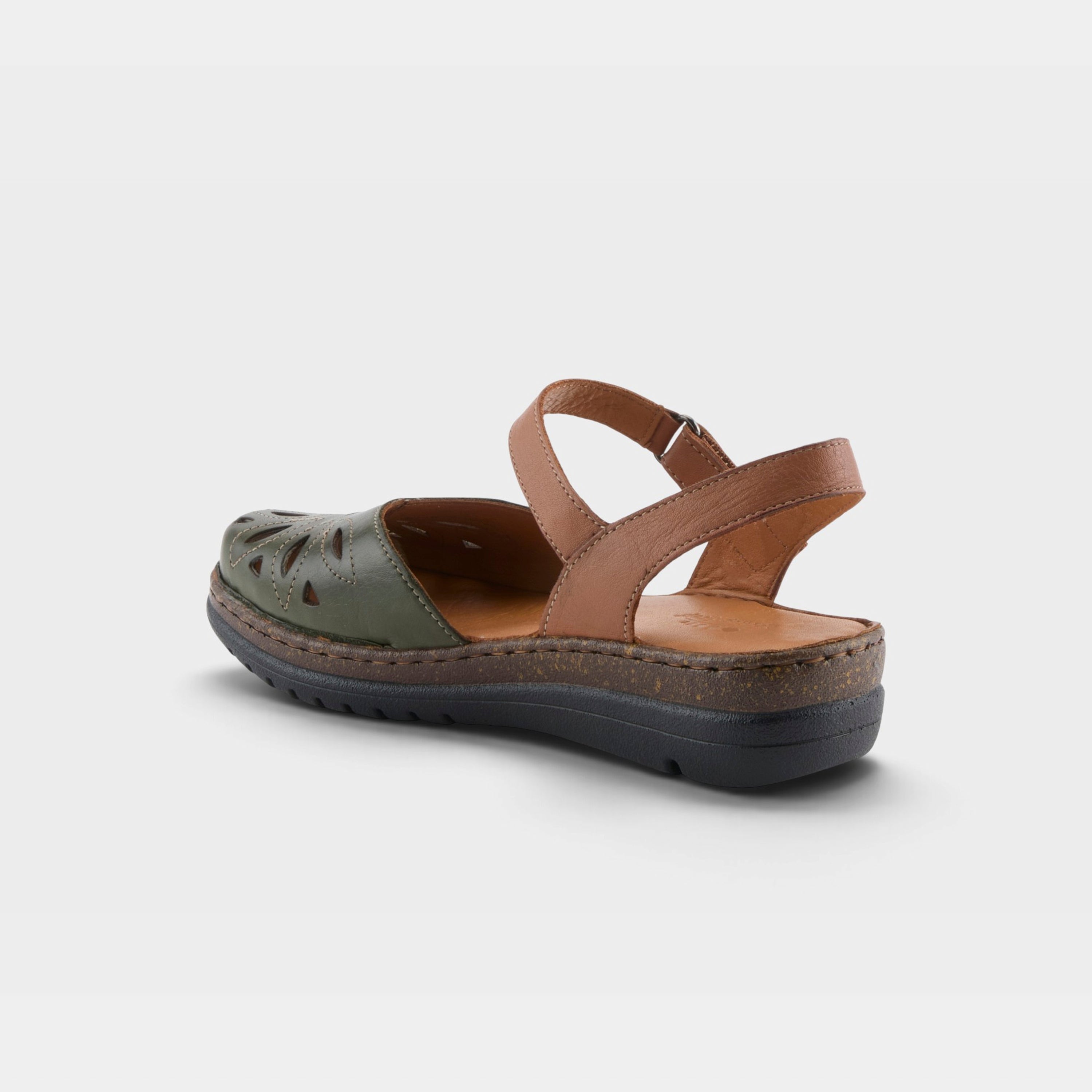 Spring Step Azmira Olive Multi Shoe