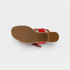 Spring Step Azucar Red Multi Sandal