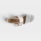 Spring Step Azucar White Multi Sandal