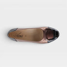 Azura Babysteps Copper Metallic Shoe