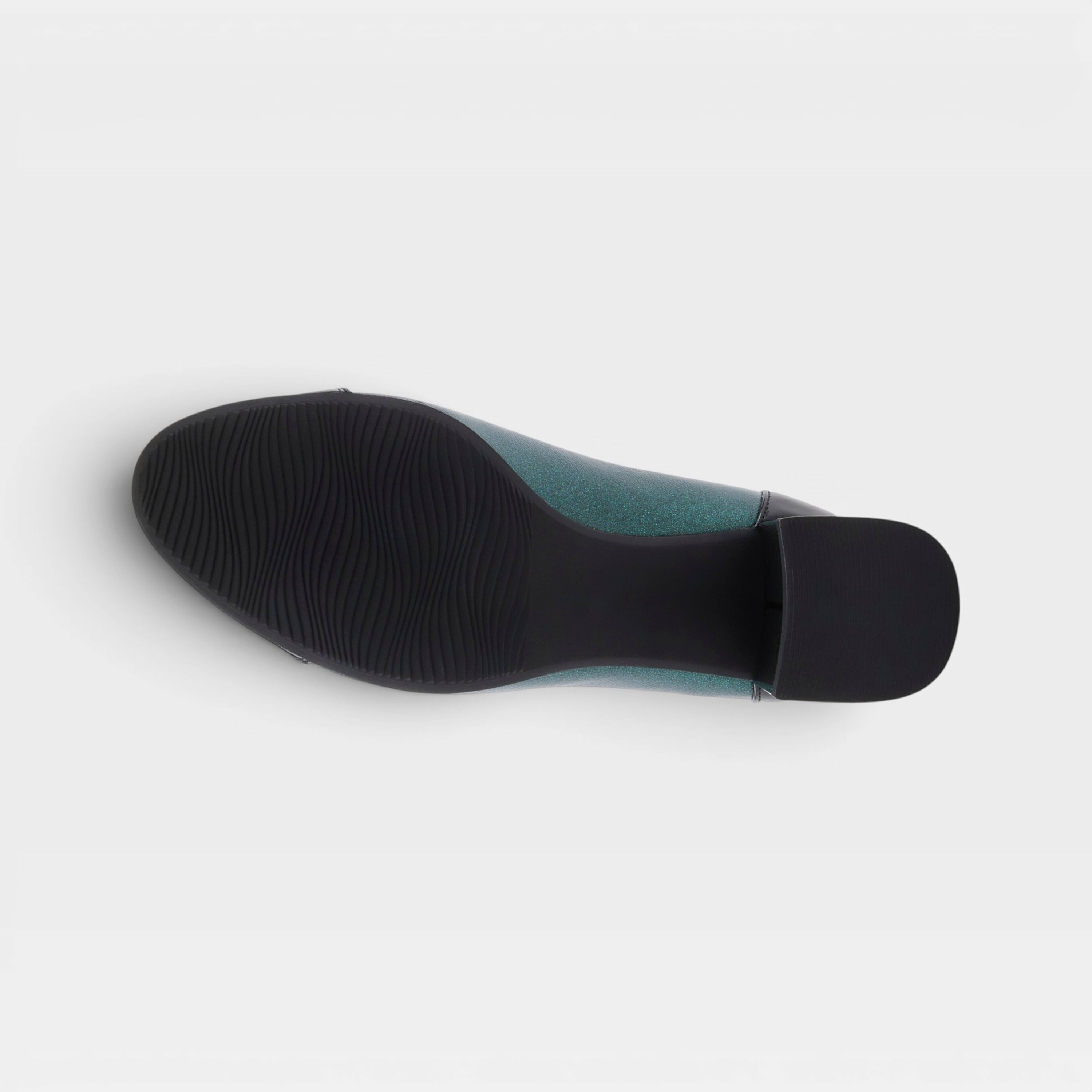 Azura Babysteps Green Metallic Shoe