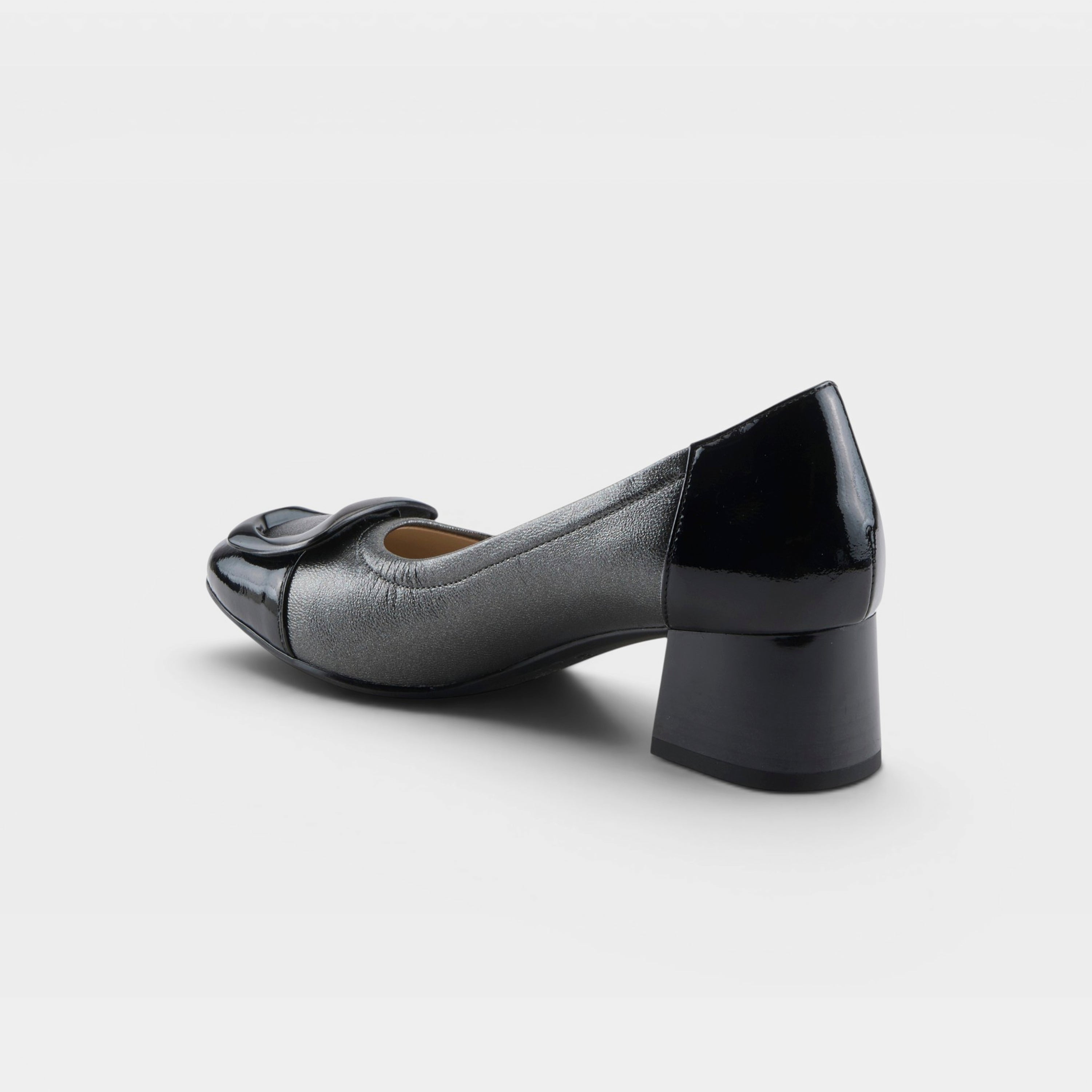 Azura Babysteps Grey Metallic Shoe