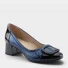 Azura Babysteps Navy Metallic Shoe